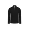 Camiseta polo deportiva nueva de venta caliente transfronteriza, personalizable, secado rápido, suave, alta elasticidad, cálida, de manga larga para deportes y fitness