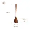 Madera de Ala de Pollo Madera Maciza de Segundo Grado Sartén Antiadherente de Mango Largo Espátula de Madera Espátula de Cocina Tipo Colgante Utensilio de Cocina de Madera para Cocinar