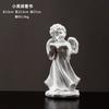 Figura de angelito de estilo europeo retro, adornos artísticos, estatuas de yeso, modelos decorativos