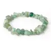 Pulseira Popular de Cascalho de Ágata de Cristal Natural Youjia Jewelry com Contas Irregulares, Pulseira Boêmia Feita à Mão