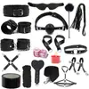 Juguetes sexuales para adultos Jiuai, accesorios SM, juguetes sexuales para parejas, bondage, látigo de cuero, tapón anal, entrenamiento del amor y provocación