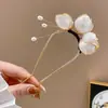 Grampo de Cabelo Flor com Franja Antigo de Alta Qualidade Novo Disco de Madeira Chinês para Cabelo Grampo de Cabelo Estilo Nacional Grampo de Cabelo Hanfu Adorno de Cabeça