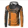 Moletom com Capuz Estampado Digital Amazon Transfronteiriço Outono e Inverno Casual Manga Longa Moletom Estampado Traje de Corrida Ferrari