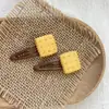Pinza para el Cabello de Galleta Estrella Dulce y Salada, Forma de Corazón, para Niñas, Estilo Soft Girl, Pinza BB de Estudiante, Accesorio para el Cabello Ins de Celebridad de Internet Coreana