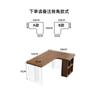 Escritorio de Esquina de Madera Maciza Escritorio para Computadora en Forma de L para Dormitorio en Casa Escritorio de Esquina Simple Moderno Escritorio de Escritura para Estudiantes