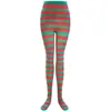 Meias Listradas de Halloween e Natal Acessórios de Fantasia para Festa Meias Acima do Joelho Meias-Calça Listradas Geração de Suporte