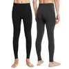Ropa interior térmica de terciopelo alemán para otoño e invierno, pantalones de otoño para hombre, leggings cálidos y ajustados con forro polar, pantalones cálidos para hombre.
