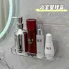 Estante de Baño Estante de Baño Sin Taladro Lavamanos Pared de Inodoro Estante de Almacenamiento de Cosméticos Tamaño Grande