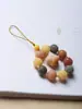 Cadena Colgante para Teléfono Móvil Bodhi con Diseño de Garra de Gato y Flor de Loto Colgante Corto para Hombres y Mujeres Cordón Anti-pérdida Colgante de Muñeca para Funda de Teléfono Móvil