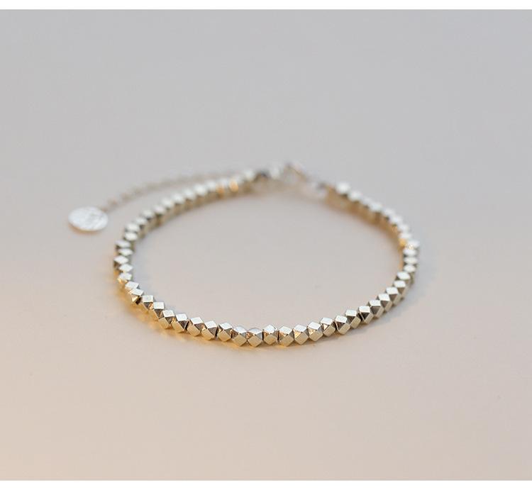 智贝详情图_8碎银几两福牌手链2022年新款碎银子手链女生手