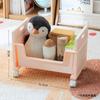 Carrito de exhibición para juguetes con ruedas, para el hogar, de peluche, extraíble, de mano, para mesa