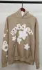 Sudadera con capucha para hombre de algodón puro con forro polar y estampado de telaraña Sp5Der
