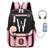 Nueva serie de televisión estadounidense de 2023 Familia Adams Miércoles Miércoles mochila gran capacidad mochila escolar para estudiantes