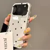 Adecuado para funda de teléfono Apple 17, Diseño genial estilo Ins, Alto valor estético para iPhone 16 Pro Max, Puntos negros simples para iPhone 15