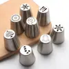 Bico Decorador Russo de Aço Inoxidável Personalizado Série de Natal Ferramentas de Decoração de Bolo Creme DIY Ferramentas de Confeitaria