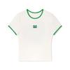 Verão Novo Sexy Y2K Tops Feminino Estético Retrô Camiseta Slim Casual Combina Com Tudo Camiseta 2023 Transfronteiriço