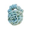 Caro faixa de cabelo com flor rosa no mesmo estilo feminino Mori amarrar de lado rabo de cavalo flor de cabeça corda de cabelo elástico de menina doce e fofa