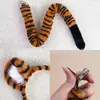 Faixa de cabeça exclusiva com orelhas de tigre de pelúcia transfronteiriça, conjunto de cauda de tigre para Halloween, acessório de cabeça para apresentações em festas de fim de ano