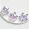 Amazon Joyería de Moda Transparente Colorida Multifacética Amor Estrella de Cinco Puntas Hecho a Mano Cadena para Teléfono Móvil Pulsera Joyería