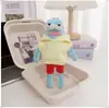 Colgantes de peces geniales, peces flácidos, peces que yacen planos de los residentes de Fondo de Bikini, accesorios para llaveros, chalecos de cama, Año Nuevo