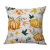 Funda de almohada de lino para sofá, dormitorio, serie del Festival de la Cosecha de Otoño, venta transfronteriza, con estampado de una sola cara