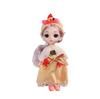Llavero de muñeca Barbie de dibujos animados para mujer, bonito y a la moda, exquisito juguete de princesa para vestir, bolso colgante