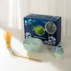 Set de Regalo Transfronterizo: Set de Matcha, Utensilios de Matcha, Batidor de Matcha para Ceremonia del Té, Cuchara para Té, Revendedor de Té para Uso Doméstico