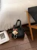 Bolso Cesta Cubo con Patrón de Lichi Transfronterizo para Mujer 2026 Modelo Nuevo Bolso de Hombro Bolso Cruzado Retro de Nicho de Alta Gama