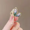 Broches de Alta Gama Transfronterizos para Hombres y Mujeres, Pines de Mariposa Antiexposición, Diseño de Nicho, Broches Antiexposición de Nuevo Estilo