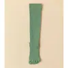 Calcetines de compresión para pantorrilla de cinco dedos para mujer, calcetines de yoga de longitud media para otoño, calcetines deportivos de fitness para correr, saltar la cuerda, calcetines altos para dedos