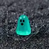 Bestseller transfronteiriço: Enfeites de Halloween de fantasminha fofo e colorido que brilham no escuro, acessórios de decoração DIY para montagem de cena