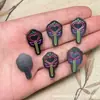 Nuevo Madera de Ébano y Melocotón Pintada Marca Hazte Rico Hamburguesa DIY Dibujos Animados Juguete Accesorios Pulsera Collar Joyería Accesorios
