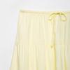 Estilo Europeu e Americano Transfronteiriço Aliexpress Comércio Exterior Roupas Femininas Zr Pronta Entrega Novo Decote Quadrado Estampado Peixe Camadas Costura Saia Longa
