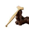 Bastão de Massagem para Fáscia de Saúde em Latão, Caneta Facial, Massageador de Pescoço, Bastão de Massagem para Pontos de Acupuntura Meridianos, Bastão para Puxar Músculos da Mão, Caneta para Pontos de Acupuntura