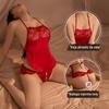 Lingerie sexy bellyband cuecas abertas europeu e americano comércio exterior apertado vermelho das mulheres roupa simples sexy lingerie de renda