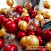 Balões para Decoração de Quarto de Casamento para Casamento Camada Dupla Espessada Balões Vermelho Rubi Romã Casamento Noivado Suprimentos para Casamento