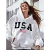 Chaqueta con Capucha Juvenil de Moda Otoño 2025 Nuevo Diseño de Nicho Estampado de Letras Casual Holgada Sudadera con Capucha
