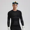 Traje Deportivo para Mujer, Capa Base de Lana Merino para Esquiar, Ropa de Secado Rápido para Senderismo al Aire Libre, Ropa Térmica Absorbente de Sudor para Correr y Aeróbicos