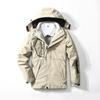 Chaqueta polar tres en uno para hombre, estilo nuevo de invierno 2020, resistente al viento, impermeable y con capucha.