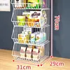 Estante para Snacks Mesa de Cocina Estante de Snacks de Múltiples Capas Mesa para el Hogar Estante para Bebidas Escritorio de Sala de Estar Estante para Frutas