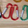 Hebilla de aleación de aluminio para montañismo al aire libre, 8 unidades, hebilla colgante grande, anillo de conexión, accesorios para equipaje, gancho para equipo de pesca