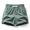 Shorts Esportivos Casuais de Seda Gelo Fina Americana Masculinos de Verão para Treino ao Ar Livre, Corrida, Três Pontos, Praia, Secagem Rápida