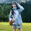 Chaqueta de Senderismo y Montañismo 3 en 1 a Prueba de Viento e Impermeable para Mujer, Estilo Nuevo, Talla Pequeña, Otoño e Invierno, Personalizable para Hombre