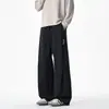 Otoño 2026 Nuevo Estilo Pantalones Deportivos de Algodón Hua Bordados Plisados sin Sombra M-5XL HK26797-P35