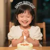 Faixa de Cabeça com Coroa para Meninas Tiara de Cabelo com Strass de Princesa para Crianças Presente de Aniversário para Menina Faixa de Cabeça para Bebê Acessório de Cabelo com Coroa Presilha de Cabelo