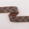 Bolsa de Compras de Poliéster Versátil y de Moda Tejido Jacquard Creativo con Nuevo Diseño de Patrón Geométrico Correa Extendida para el Hombro
