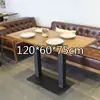 Mesa de Sofá Asiento de Tarjeta Combinación de Mesa y Silla Cafetería Ocio Doble Restaurante Occidental Bar Tienda de Té con Leche Dulcería Silla de Negociación
