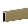 Rodapié de Aleación de Aluminio Extremadamente Estrecho 1.5cm Autoadhesivo Invisible Sin Rastro Metálico Minimalista Rodapié Empotrado