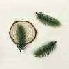 Agulhas de Pinheiro Simuladas, Plantas Artificiais, Buquês de Agulhas de Pinheiro de Natal, Enfeites para Fotos, Materiais para Guirlandas DIY Feitas à Mão