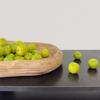 Mesa de Té de Madera Estilo Tranquilo Plato de Frutas Cesta de Frutas Retro Hogar Casa de Familia Sensación Suave Bandeja Rectangular Adornos